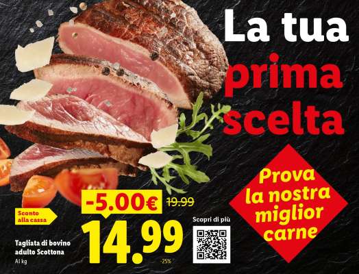 Tagliata Di Bovino Adulto Scottona