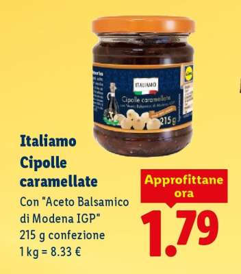 Italiamo Cipolle caramellate