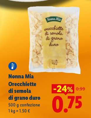 Nonna Mia Orecchiette di semola di grano duro