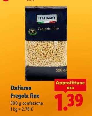 Italiamo Fregola fine