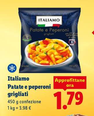 Italiamo Patate e peperoni grigliati