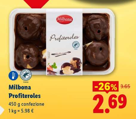 Milbona Profiteroles