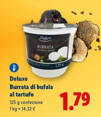 Deluxe Burrata di bufala al tartufo