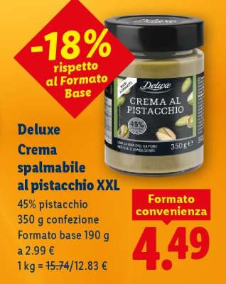 Deluxe Crema spalmabile al pistacchio XXL