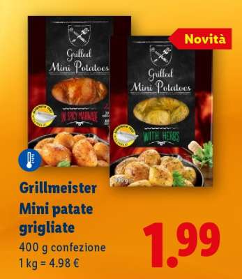 Grillmeister Mini patate grigliate
