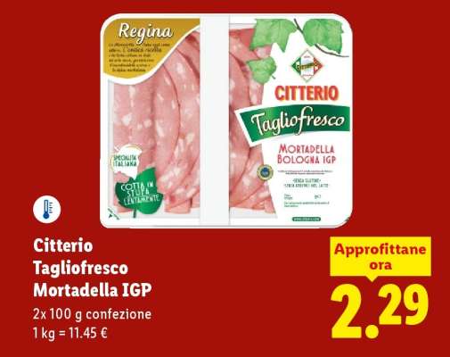 Citterio Tagliofresco Mortadella IGP
