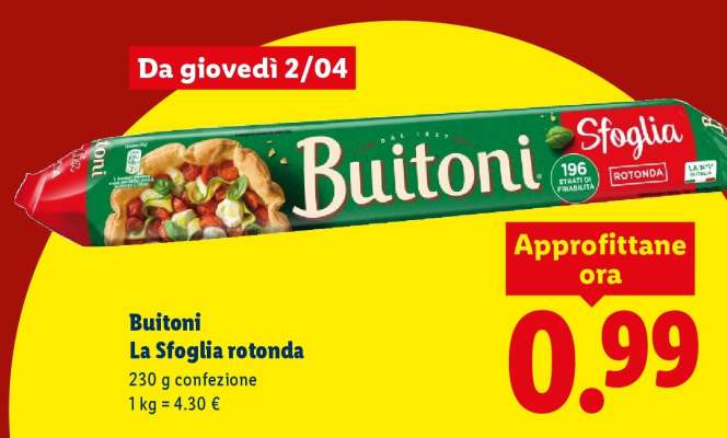 Buitoni La sfoglia rotonda