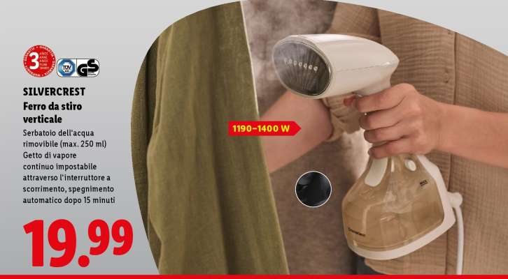 SILVERCREST Ferro da stiro verticale
