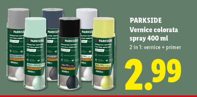 PARKSIDE Vernice colorata spray, 400 ml