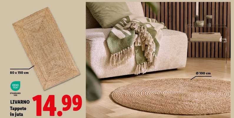 LIVARNO Tappeto in juta