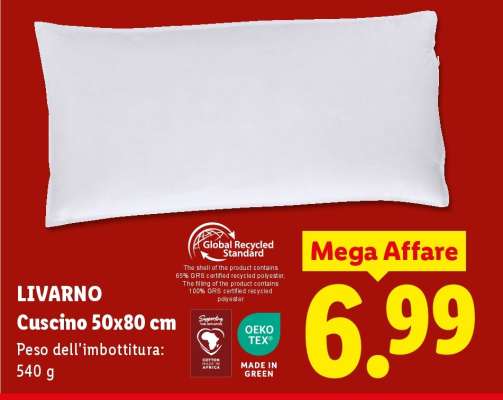 LIVARNO Cuscino 50x80 cm