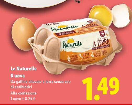 Le Naturelle 6 uova