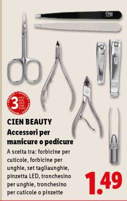CIEN BEAUTY Accessori per manicure o pedicure