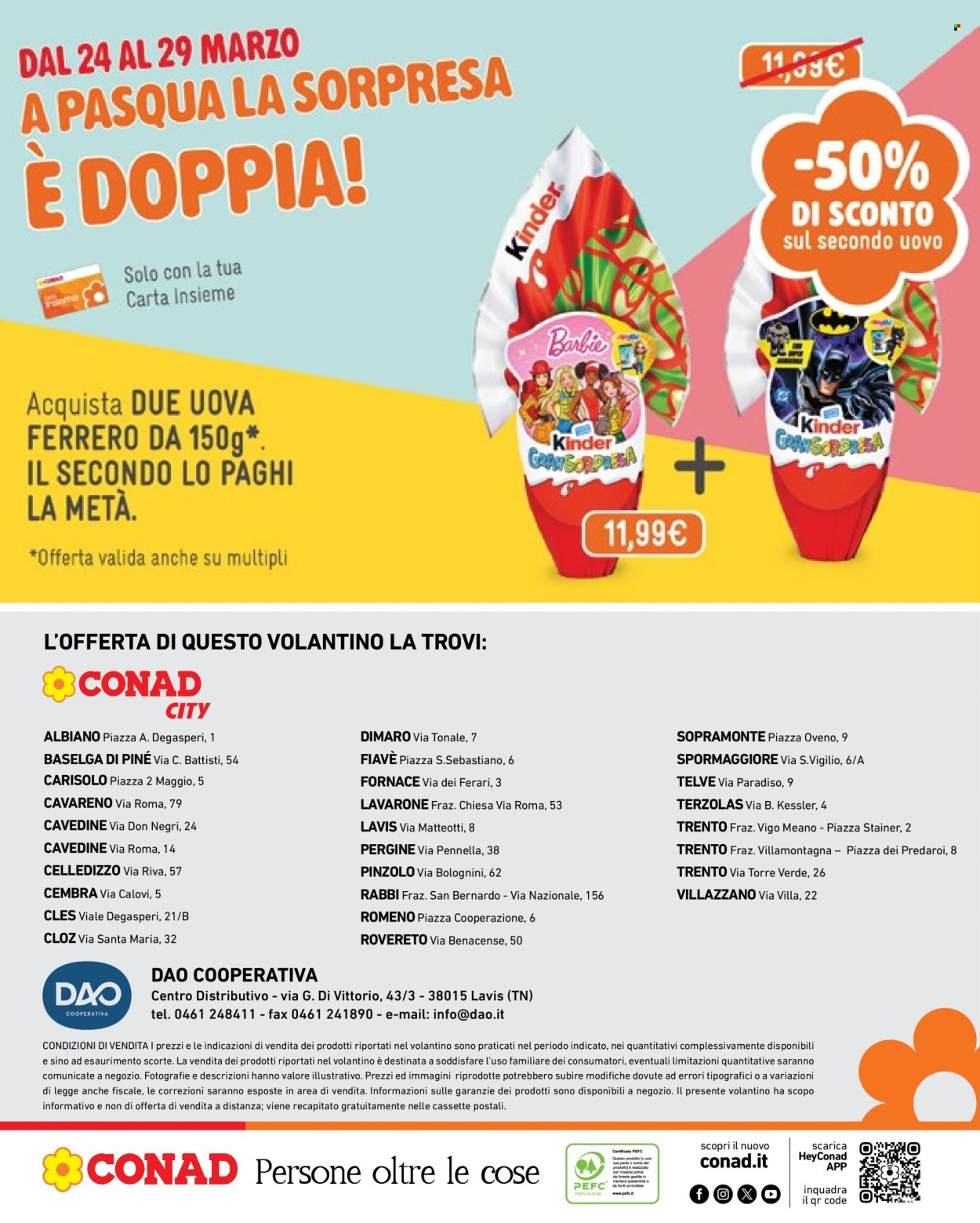 Volantino Conad - 24/3/2026 - 6/4/2026. Pagina 20