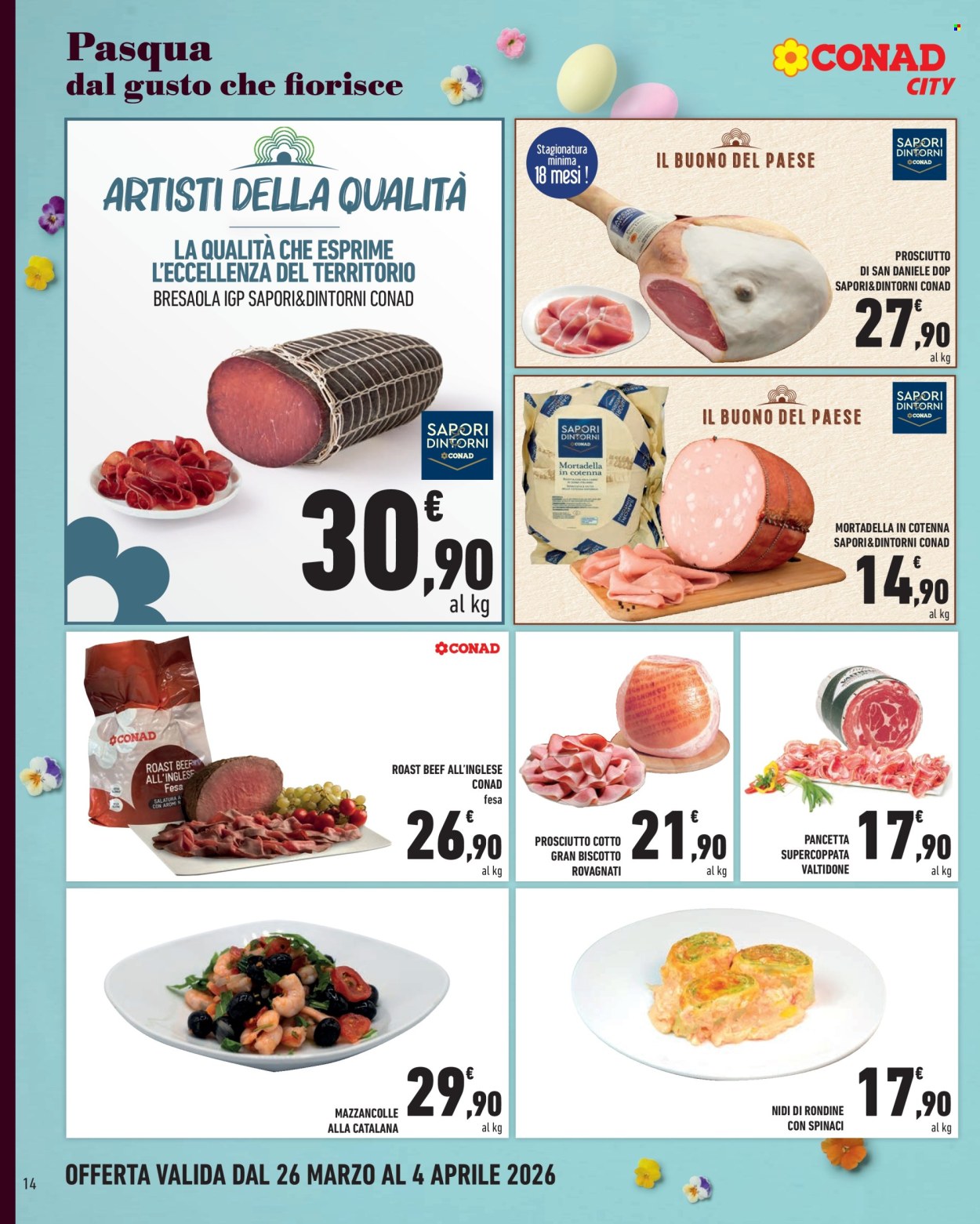 Volantino Conad - 26/3/2026 - 4/4/2026. Pagina 14