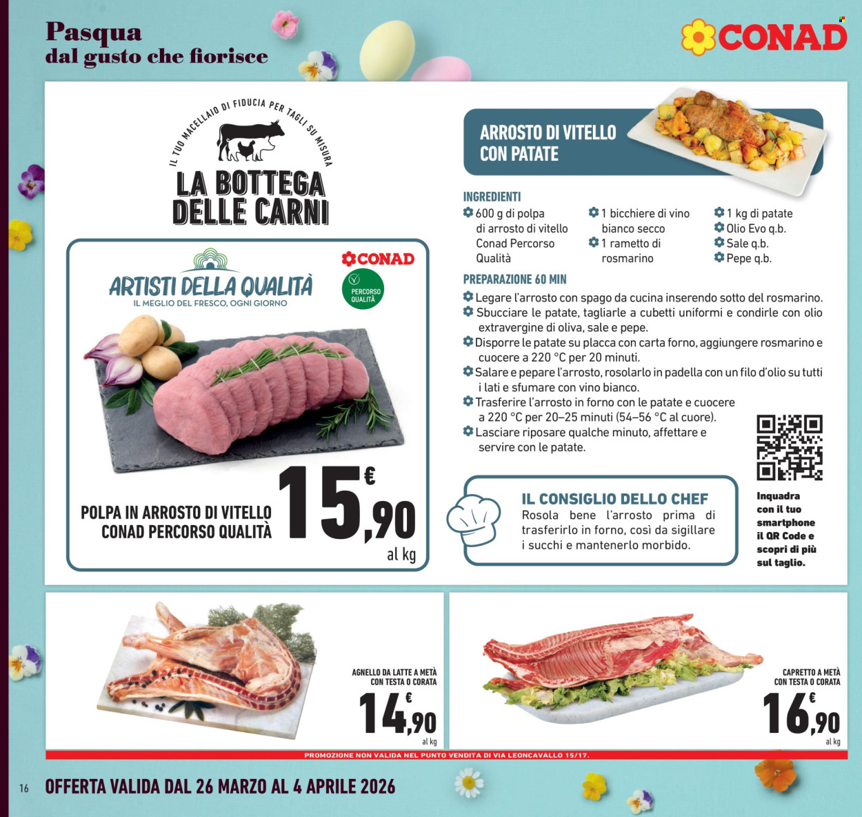 Volantino Conad - 26/3/2026 - 4/4/2026. Pagina 16
