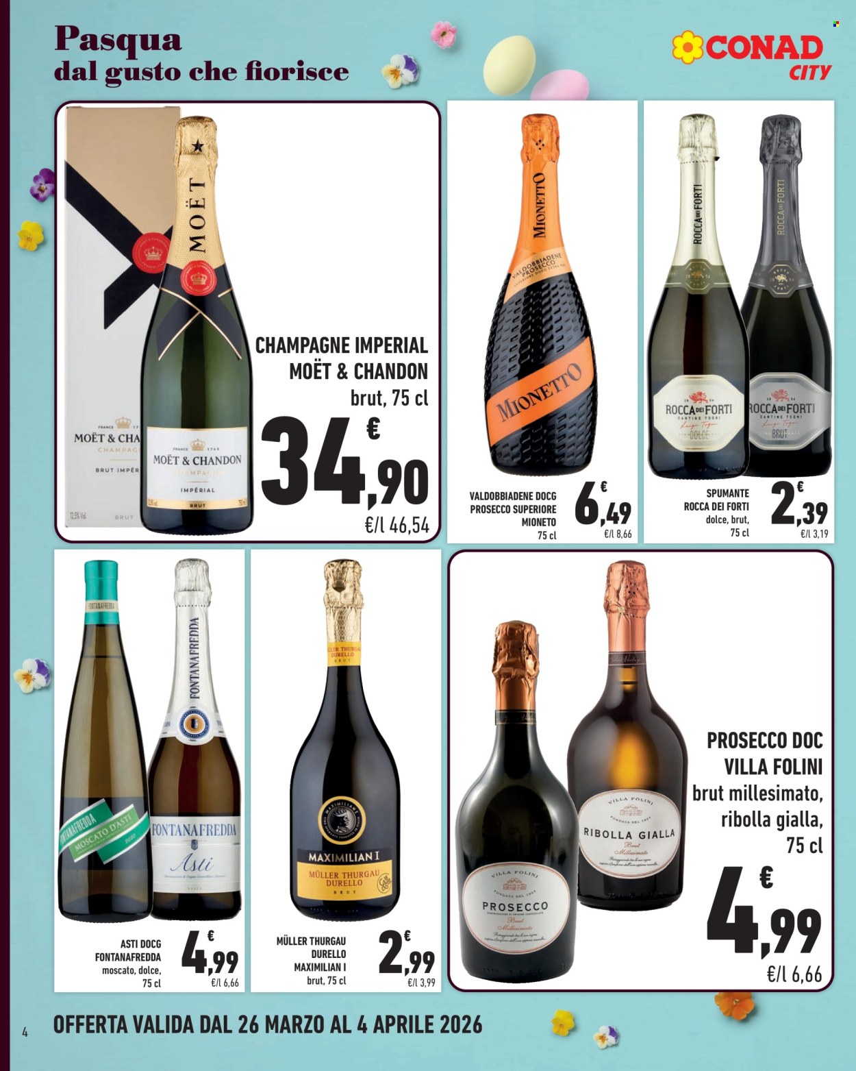 Volantino Conad City - 26/3/2026 - 4/4/2026. Pagina 4