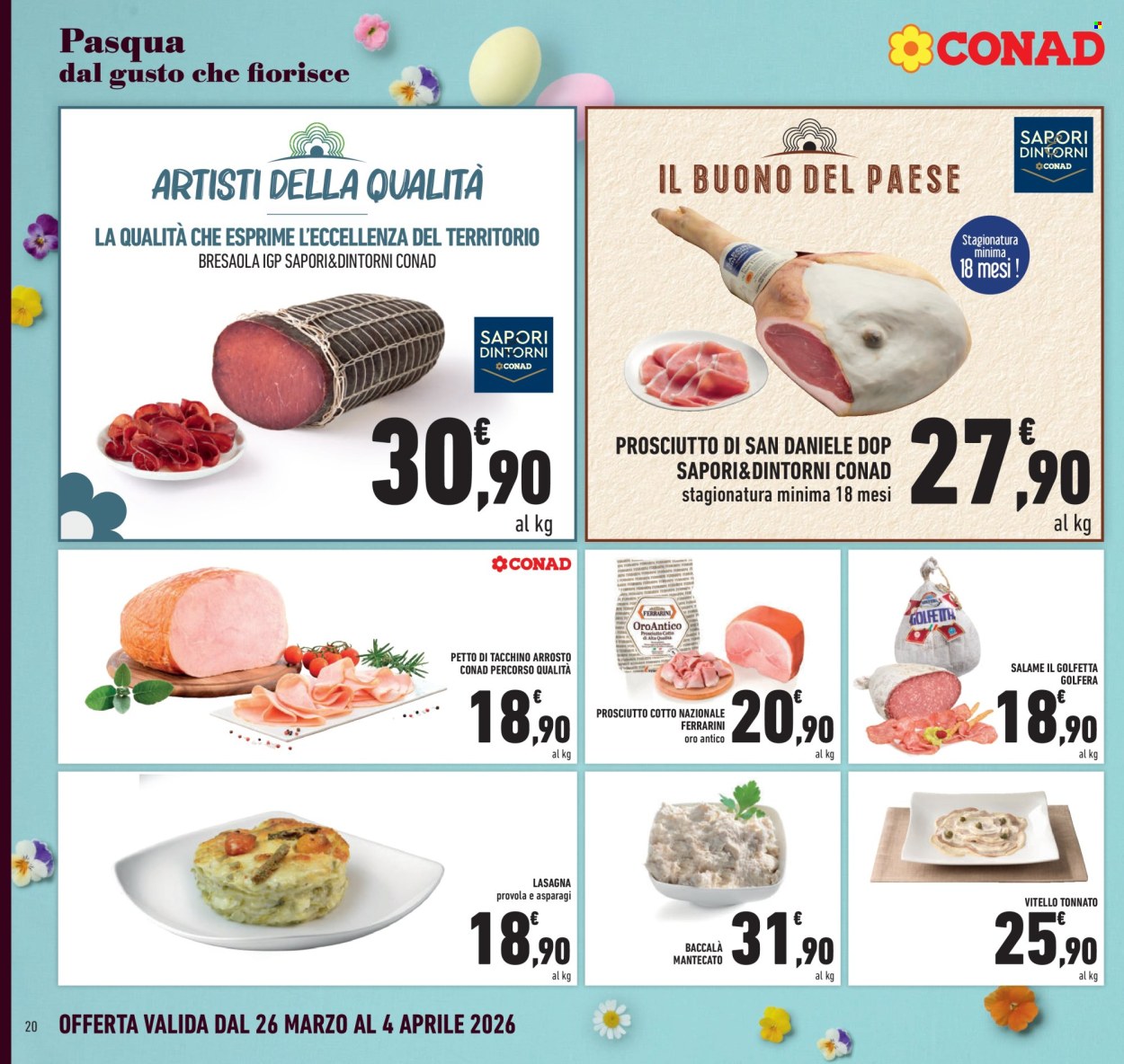 Volantino Conad - 26/3/2026 - 4/4/2026. Pagina 20