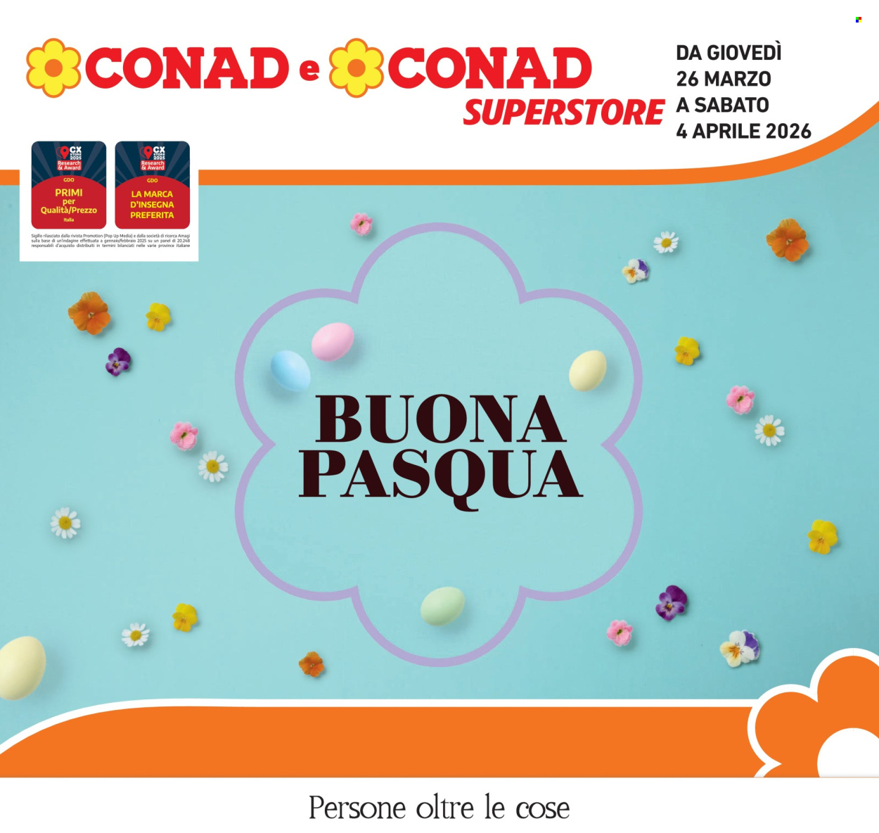 Volantino Conad Superstore - 26/3/2026 - 4/4/2026. Pagina 1