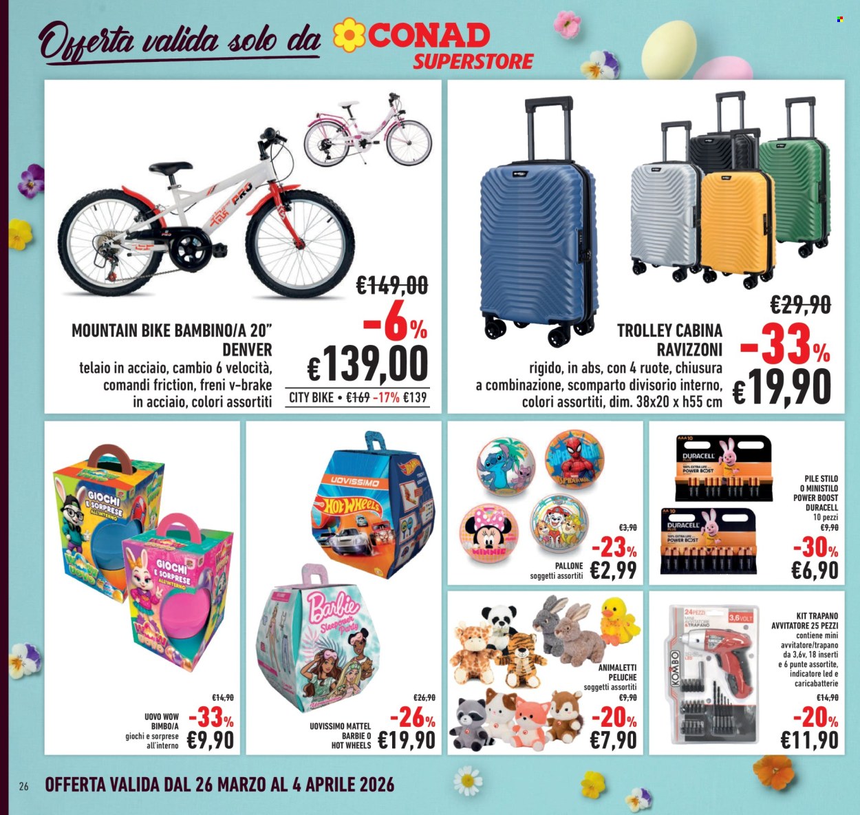 Volantino Conad Superstore - 26/3/2026 - 4/4/2026. Pagina 26