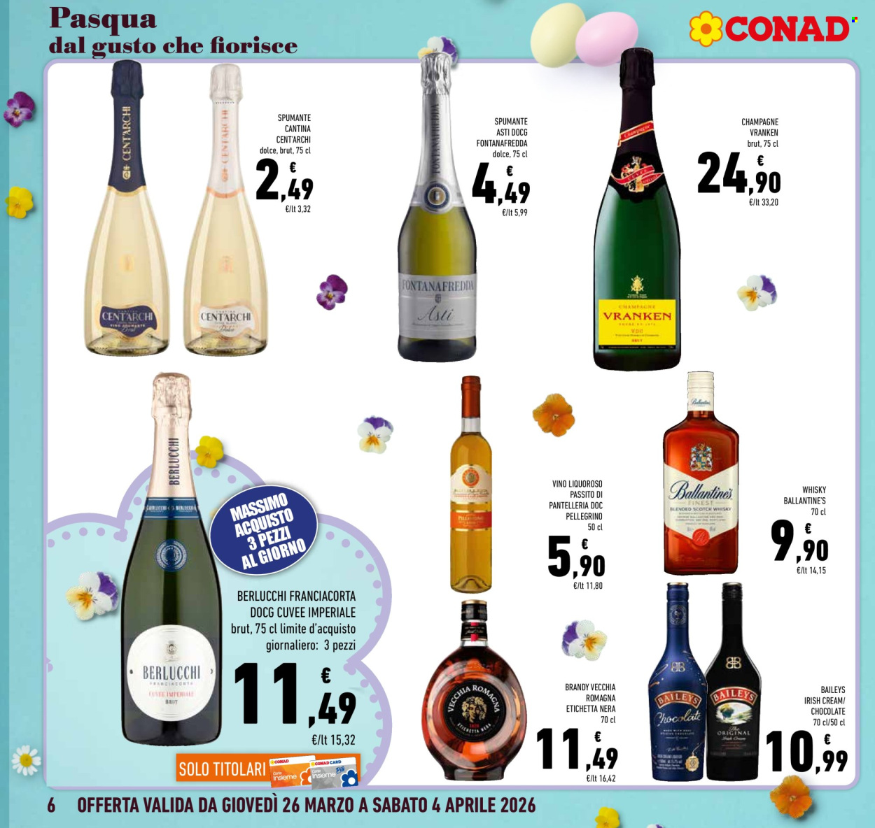 Volantino Conad - 26/3/2026 - 4/4/2026. Pagina 6