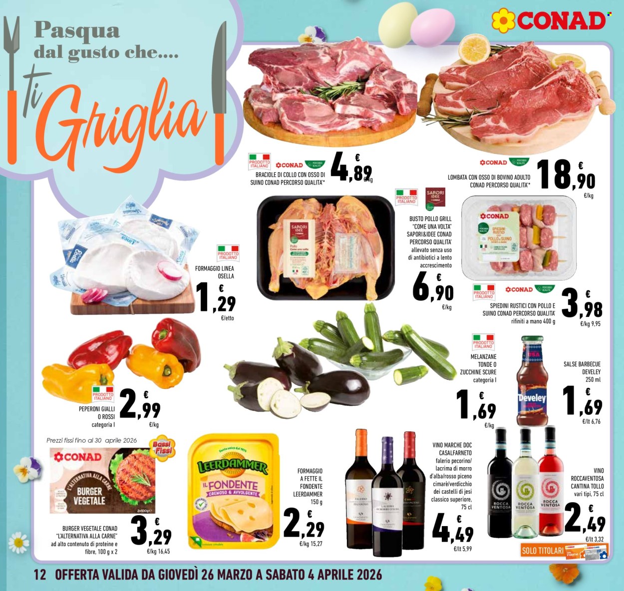 Volantino Conad - 26/3/2026 - 4/4/2026. Pagina 12