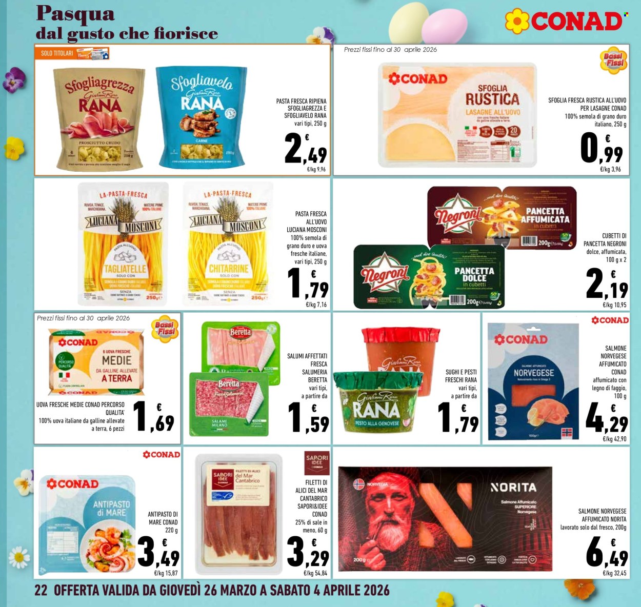 Volantino Conad - 26/3/2026 - 4/4/2026. Pagina 22