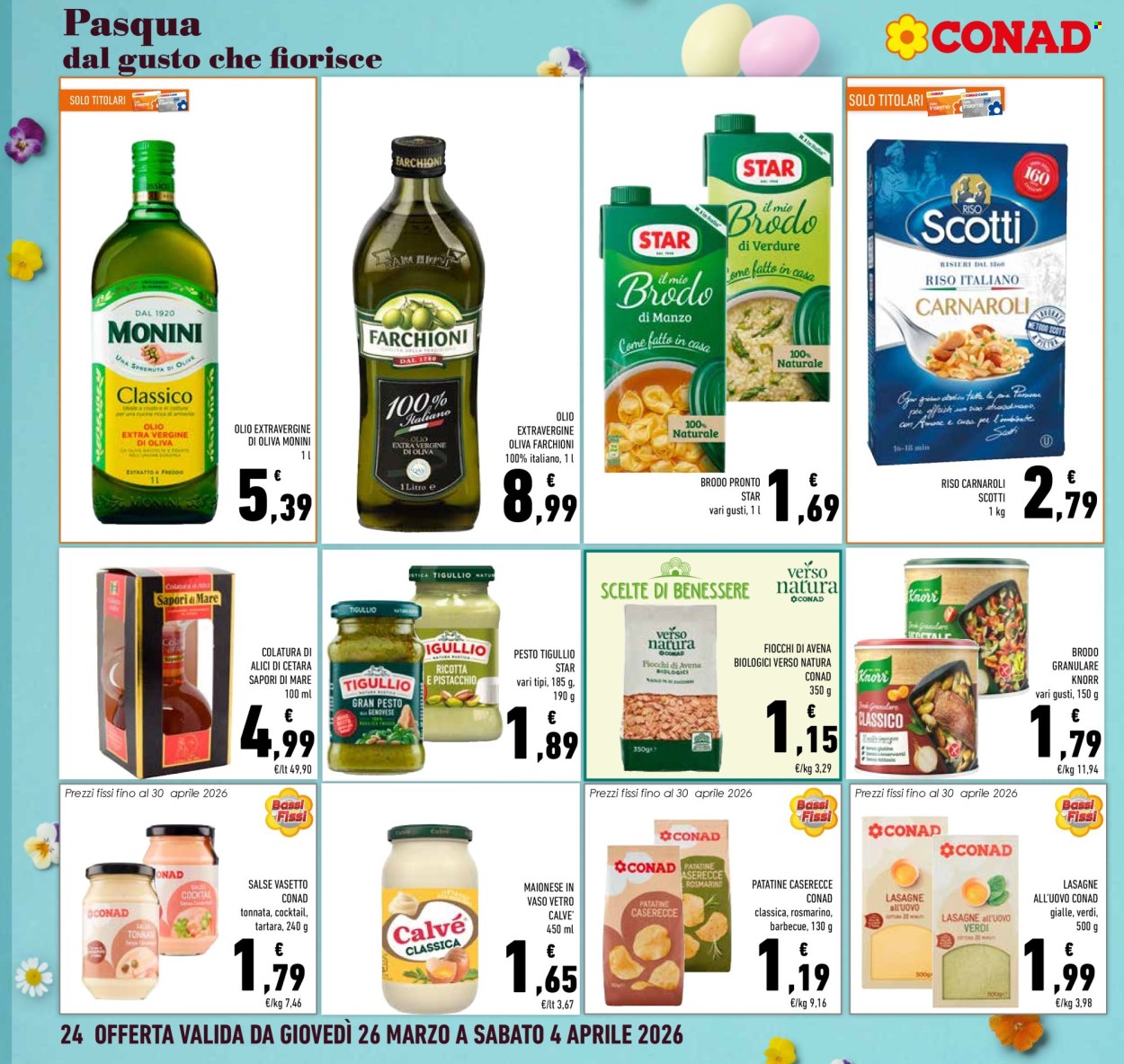 Volantino Conad - 26/3/2026 - 4/4/2026. Pagina 24