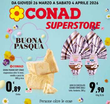 Volantino Conad Superstore - 26/3/2026 - 4/4/2026.
