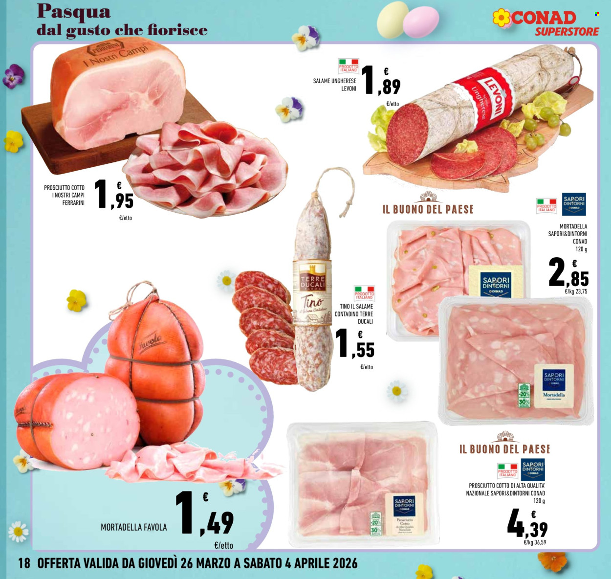 Volantino Conad Superstore - 26/3/2026 - 4/4/2026. Pagina 18