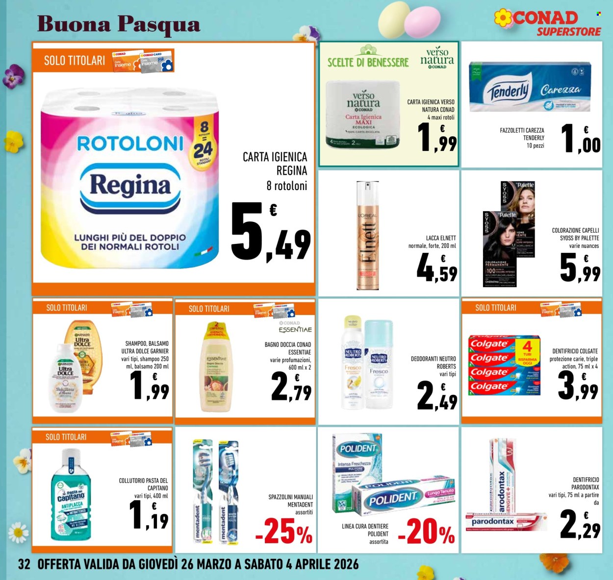 Volantino Conad Superstore - 26/3/2026 - 4/4/2026. Pagina 32