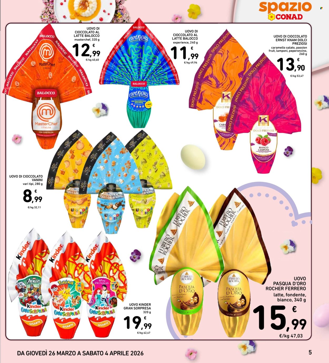 Volantino Spazio Conad - 26/3/2026 - 4/4/2026. Pagina 5