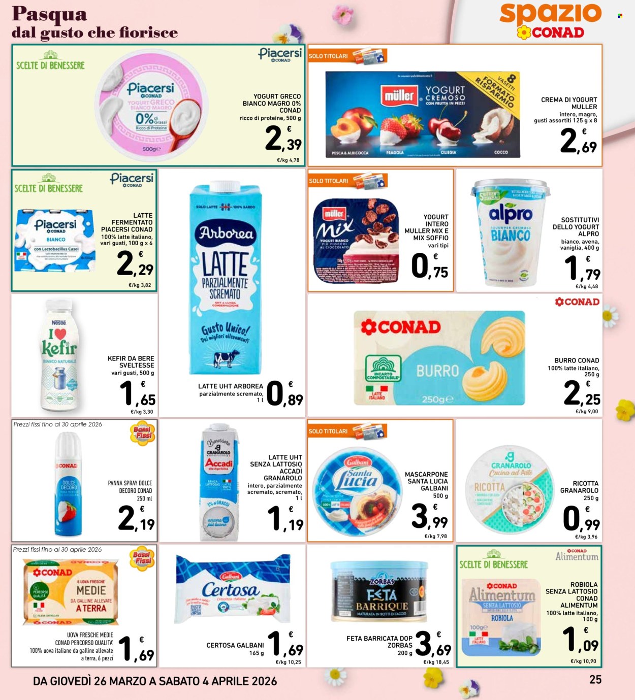 Volantino Spazio Conad - 26/3/2026 - 4/4/2026. Pagina 25