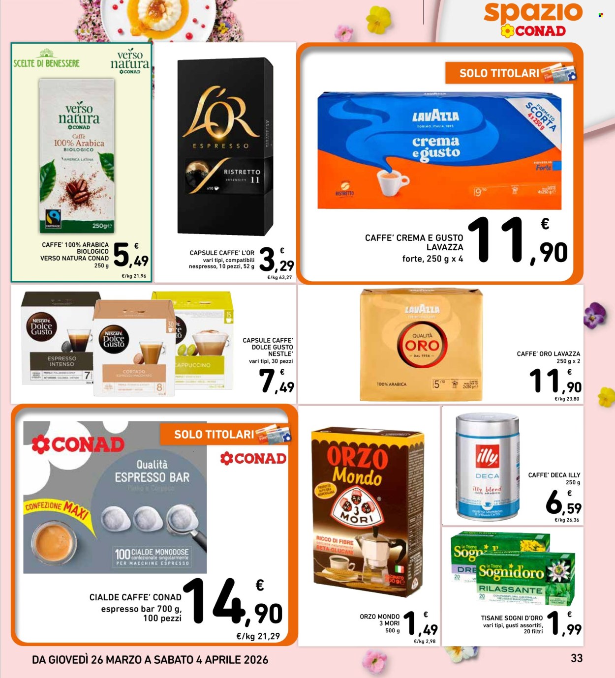 Volantino Spazio Conad - 26/3/2026 - 4/4/2026. Pagina 33