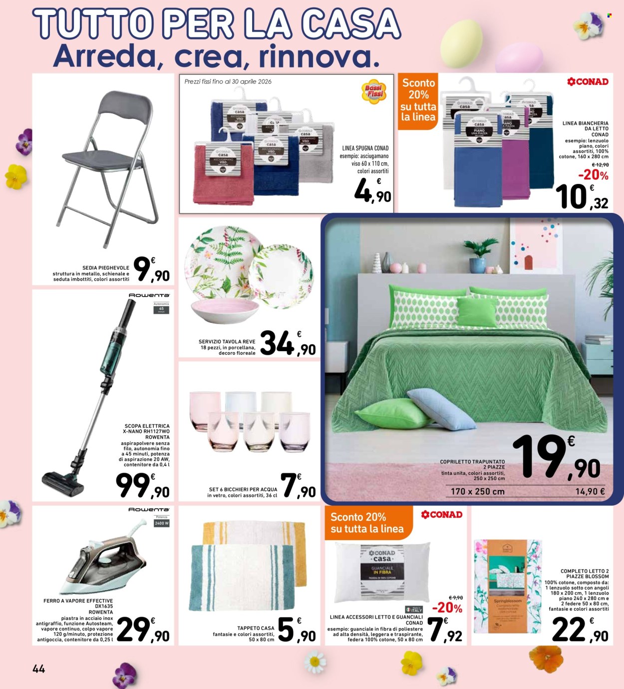 Volantino Spazio Conad - 26/3/2026 - 4/4/2026. Pagina 44