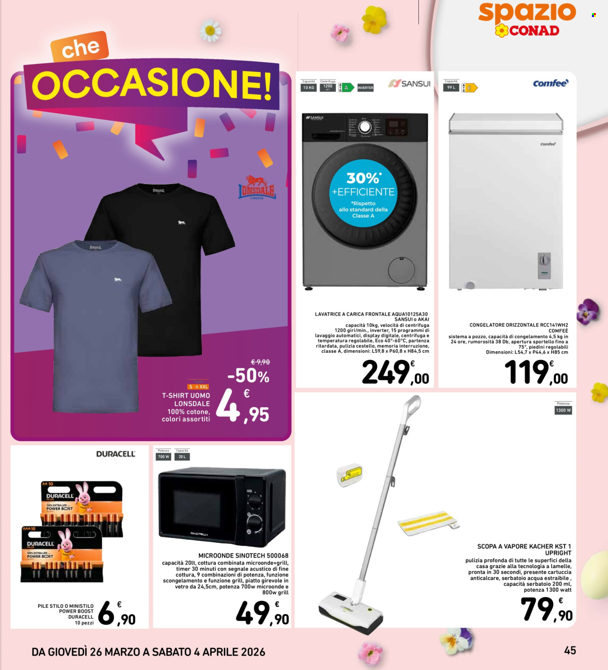 Volantino Spazio Conad - 26/3/2026 - 4/4/2026. Pagina 45