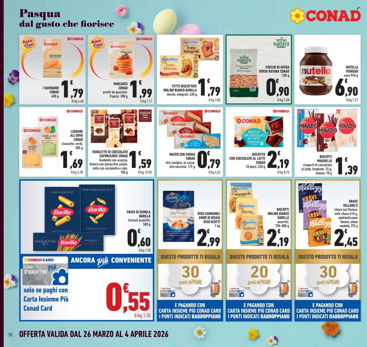 Volantino Conad - 26/3/2026 - 4/4/2026. Pagina 10