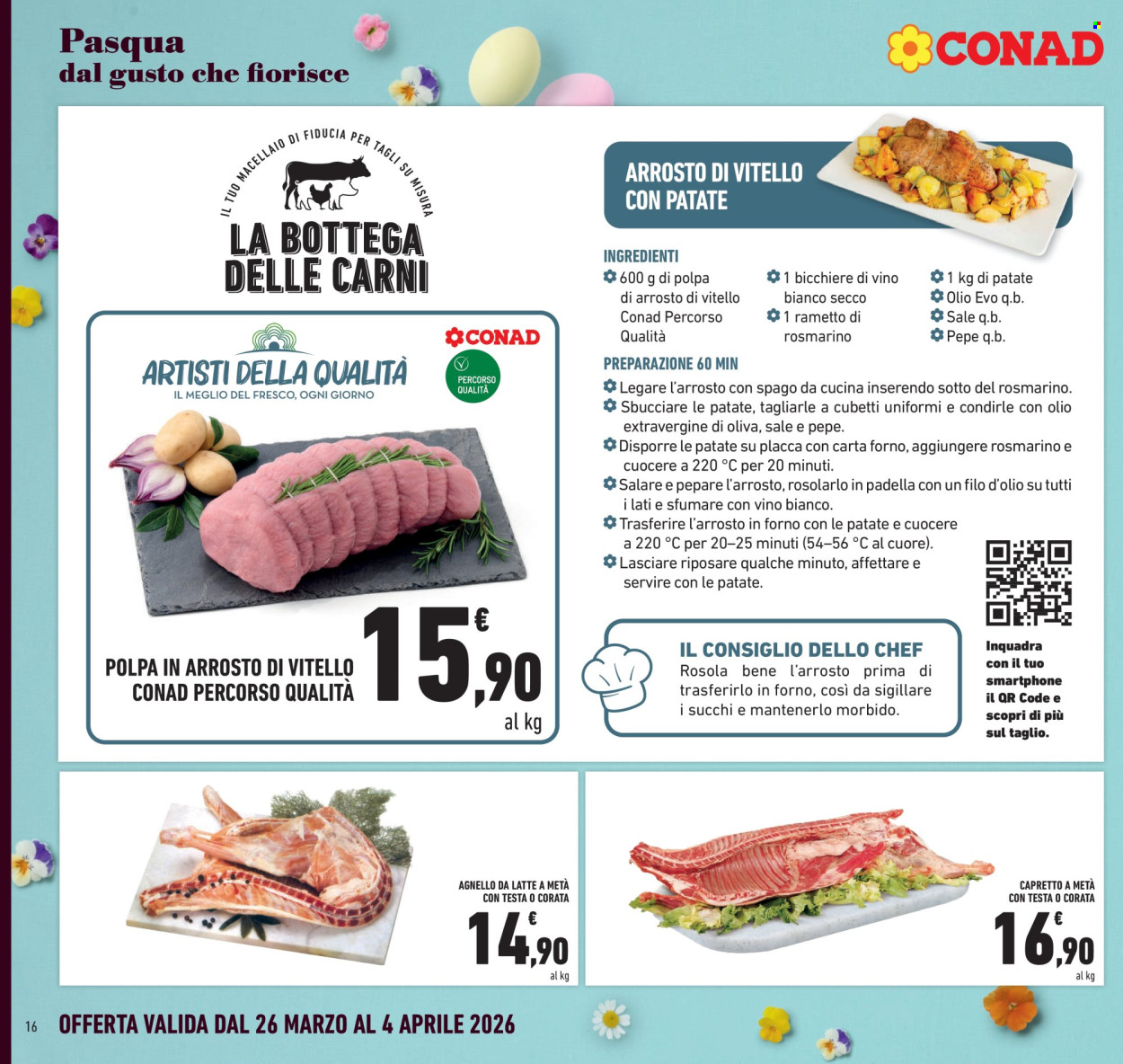 Volantino Conad - 26/3/2026 - 4/4/2026. Pagina 16