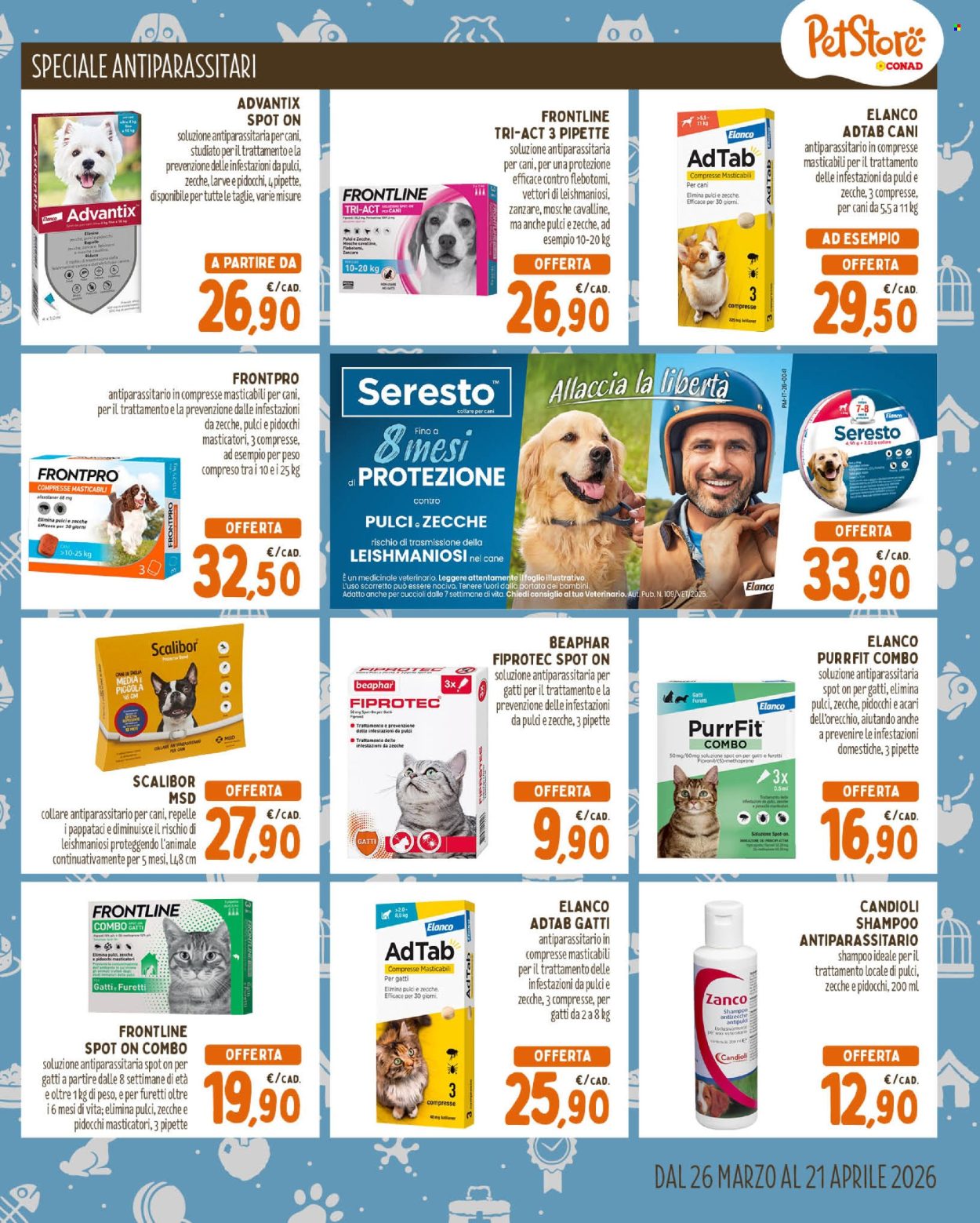 Volantino Pet Store Conad - 26/3/2026 - 21/4/2026. Pagina 7