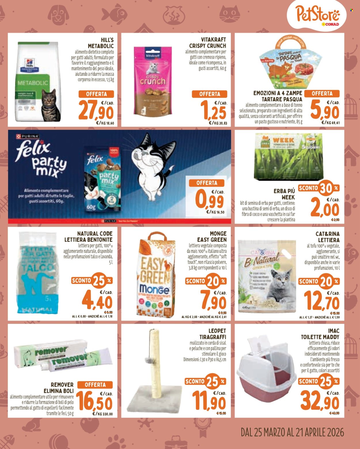 Volantino Pet Store Conad - 25/3/2026 - 21/4/2026. Pagina 5