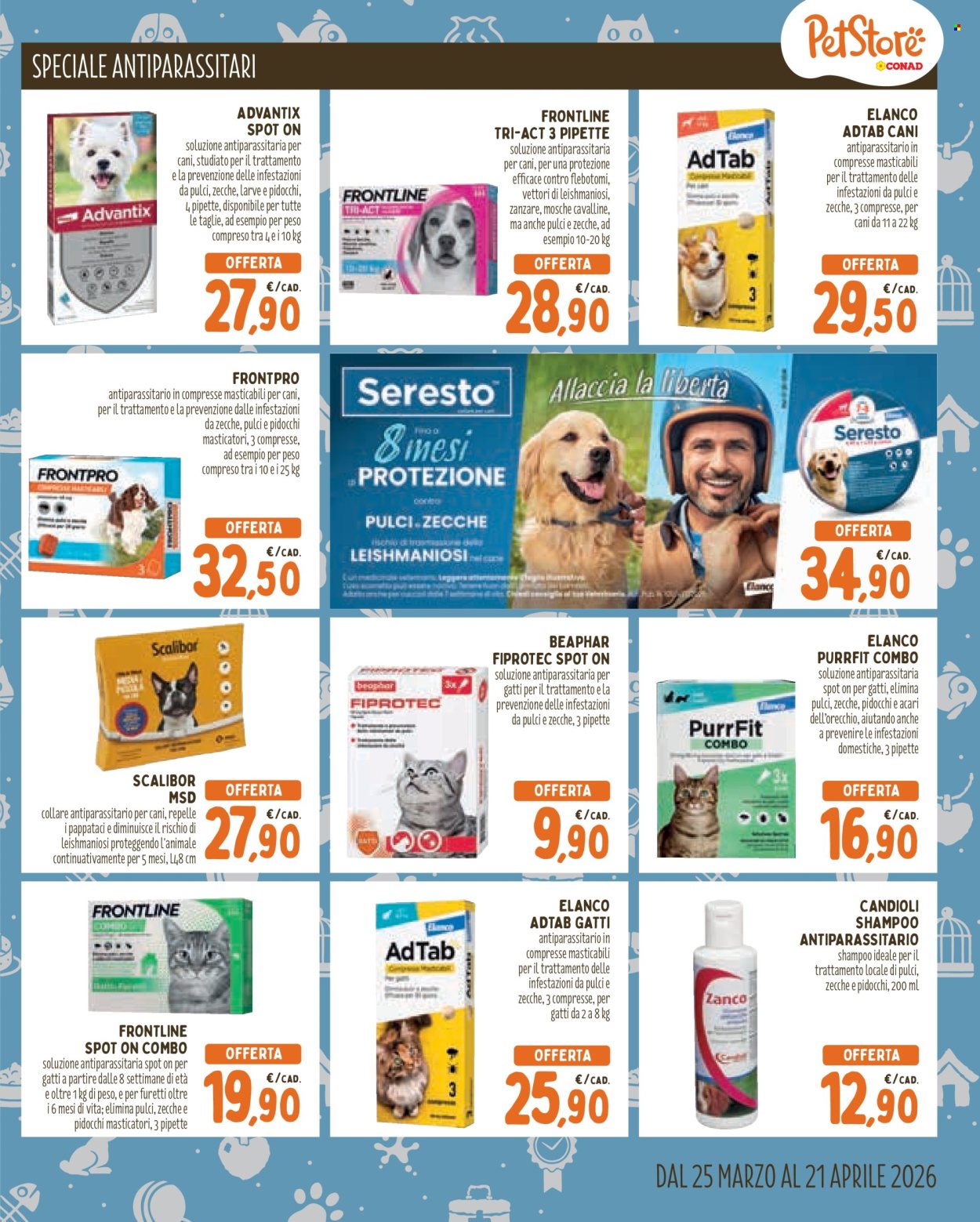 Volantino Pet Store Conad - 25/3/2026 - 21/4/2026. Pagina 7