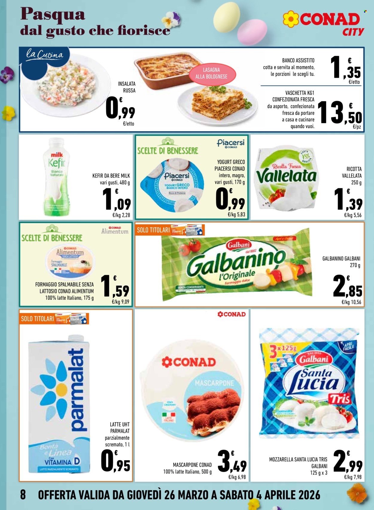 Volantino Conad - 26/3/2026 - 4/4/2026. Pagina 8