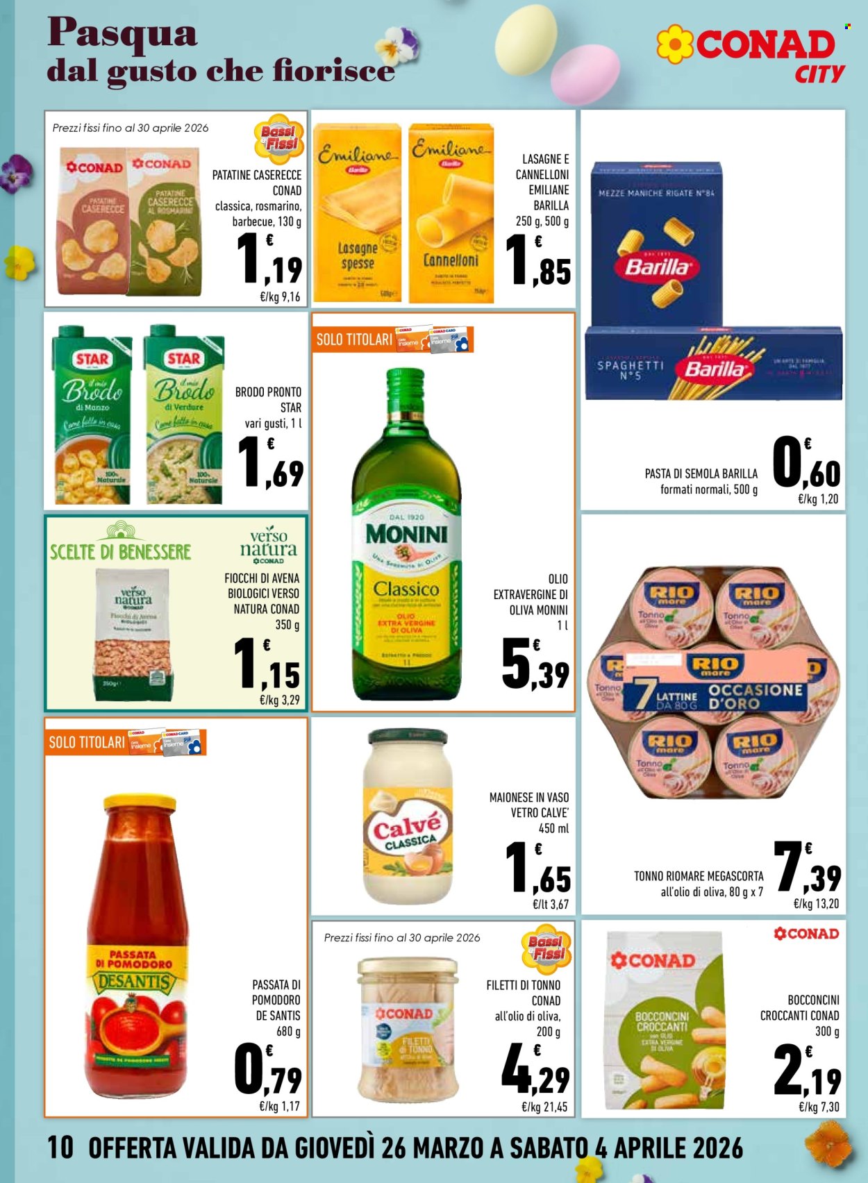 Volantino Conad - 26/3/2026 - 4/4/2026. Pagina 10