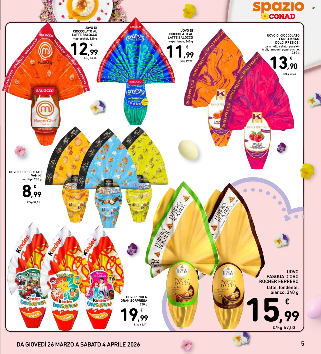 Volantino Spazio Conad - 26/3/2026 - 4/4/2026. Pagina 5