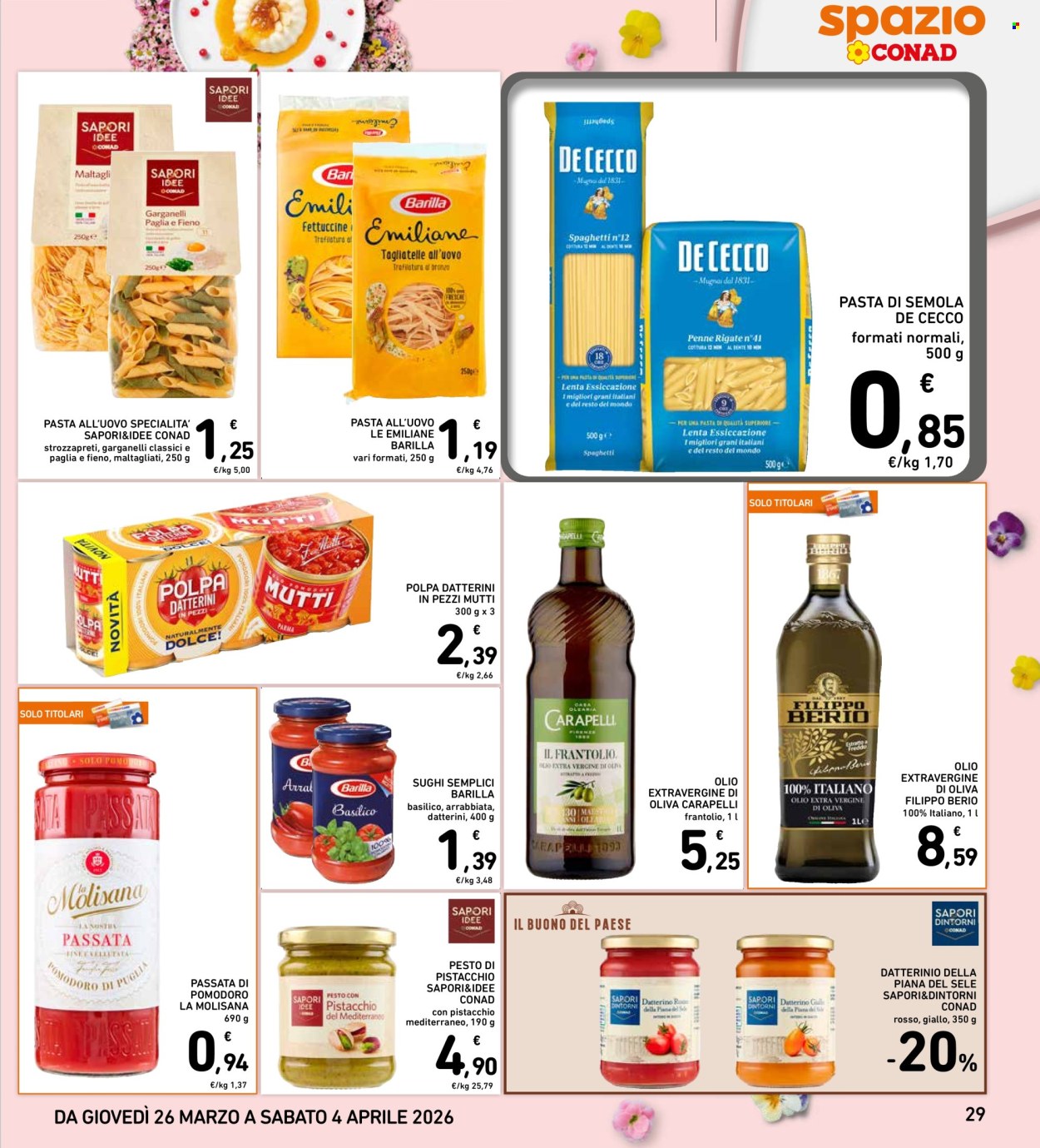 Volantino Spazio Conad - 26/3/2026 - 4/4/2026. Pagina 29