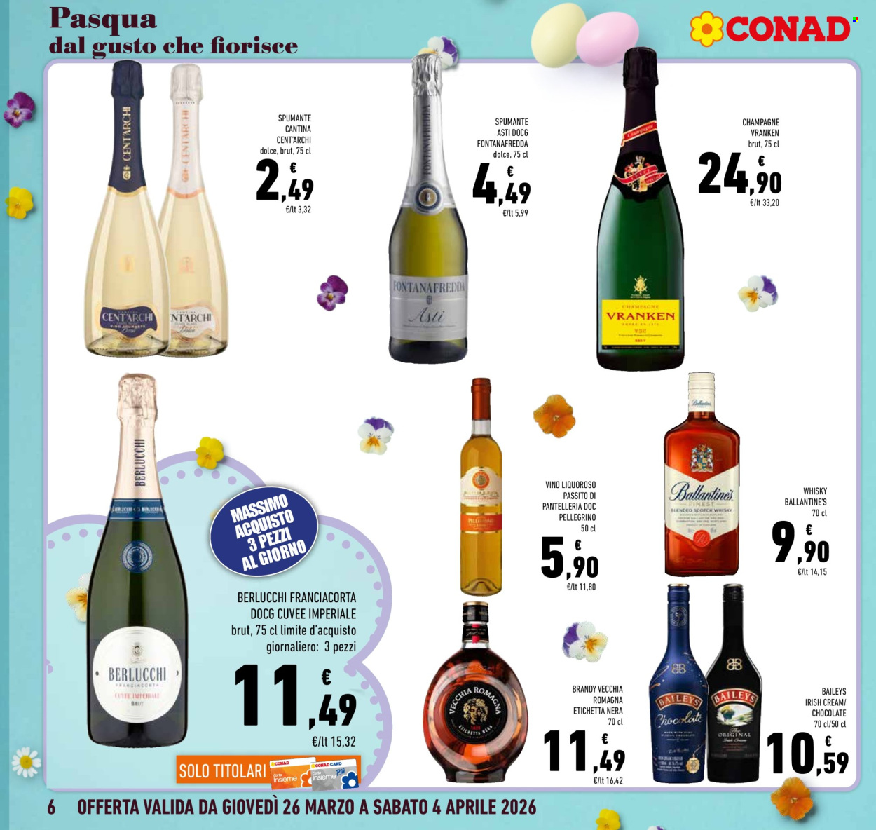 Volantino Conad - 26/3/2026 - 4/4/2026. Pagina 6