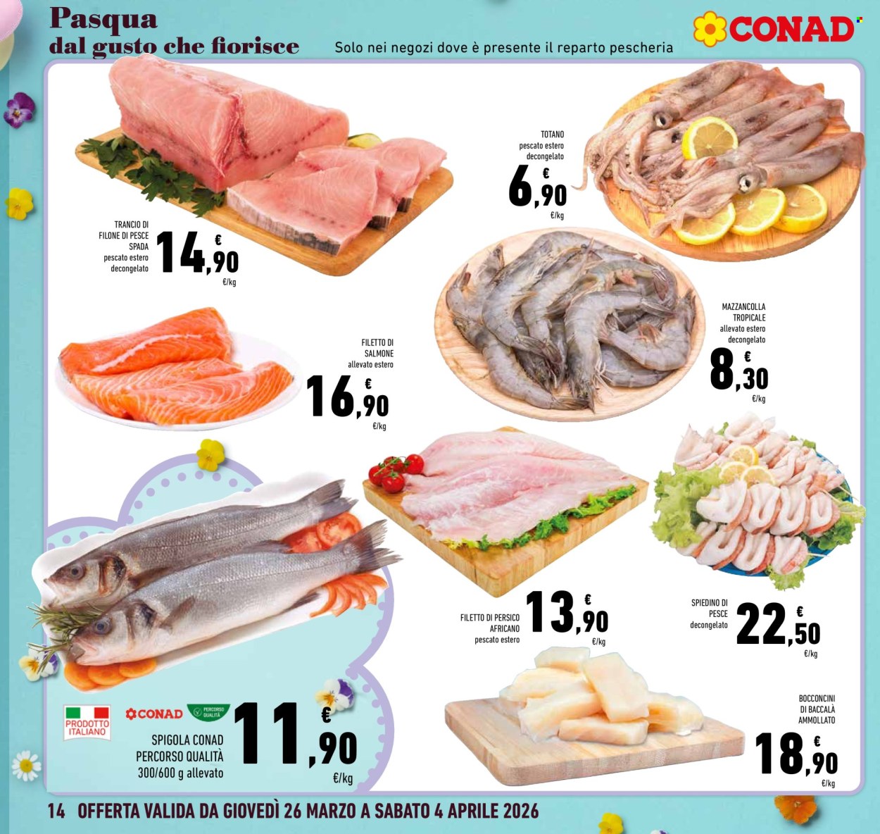 Volantino Conad - 26/3/2026 - 4/4/2026. Pagina 14