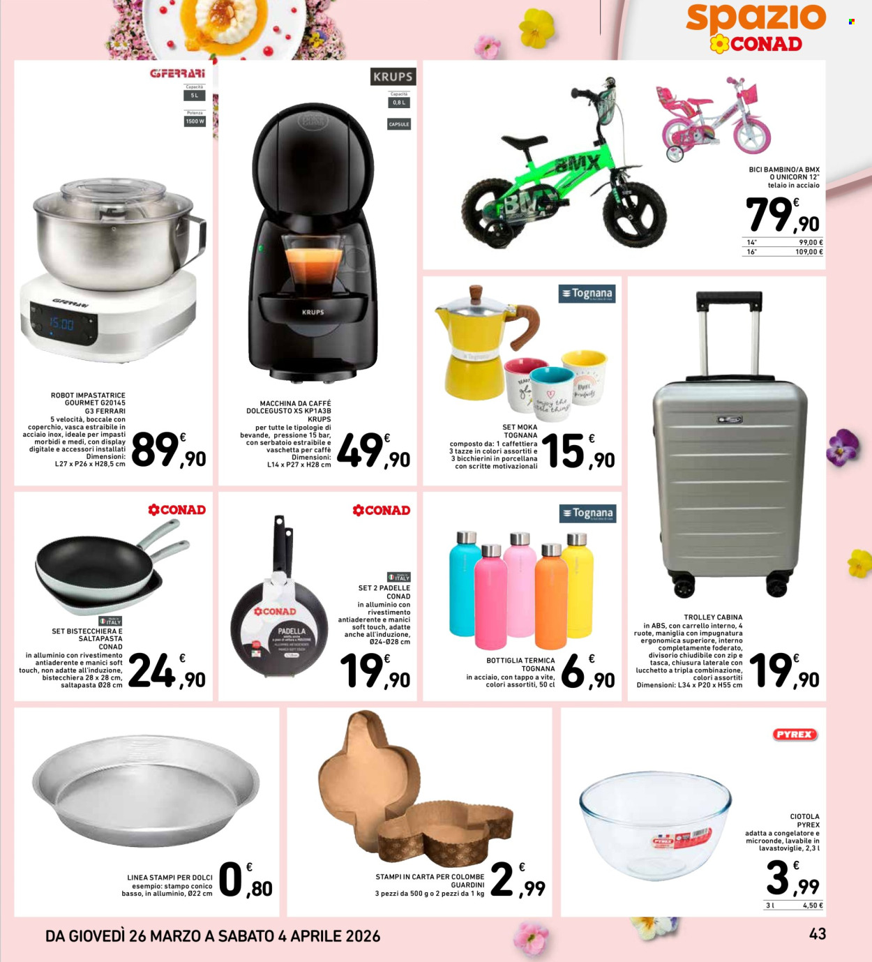 Volantino Spazio Conad - 26/3/2026 - 4/4/2026. Pagina 43