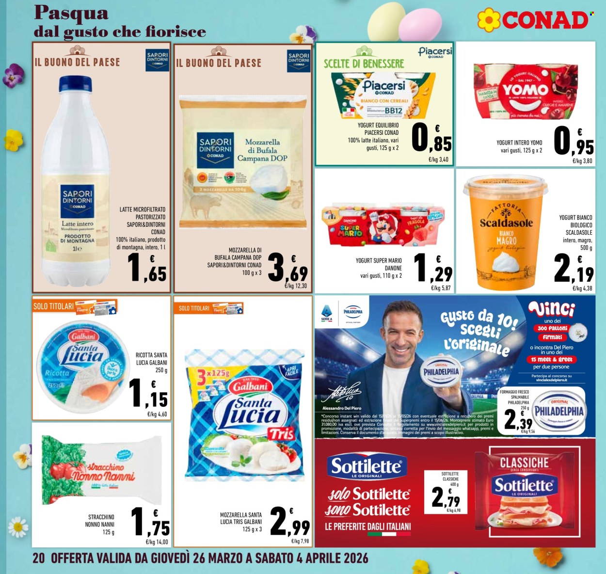 Volantino Conad - 26/3/2026 - 4/4/2026. Pagina 20