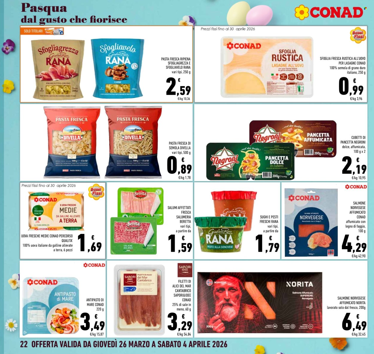 Volantino Conad - 26/3/2026 - 4/4/2026. Pagina 22